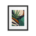 Abstract Art Tropical Leaves 41 Framed Art Print Gallery Image 5