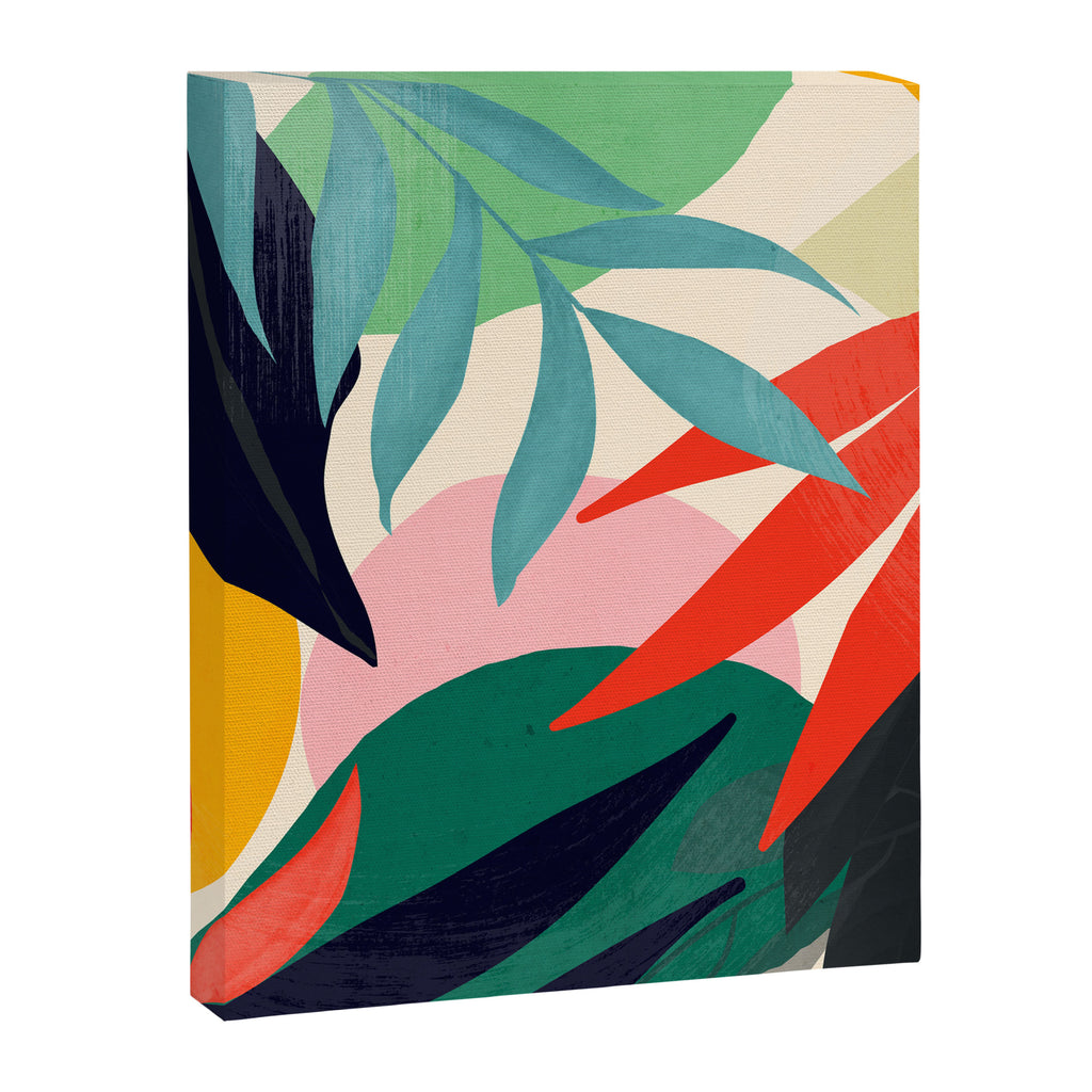 Abstract Art Tropical Leaves 42 Canvas Print Gallery Image 6