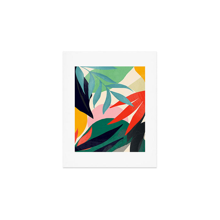 Abstract Art Tropical Leaves 42 Art Print Gallery Image 1