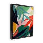 Abstract Art Tropical Leaves 42 Framed Canvas Print Gallery Image 2