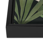 Abstract Art Tropical Leaves 45 Framed Canvas Print Gallery Image 3