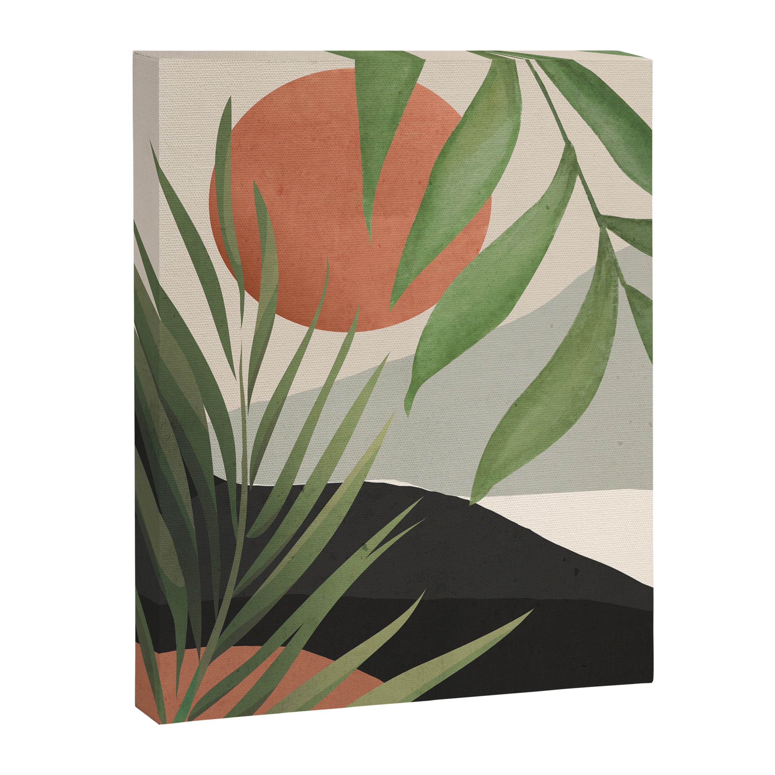 Abstract Art Tropical Leaves 46 Canvas Print Gallery Image 6