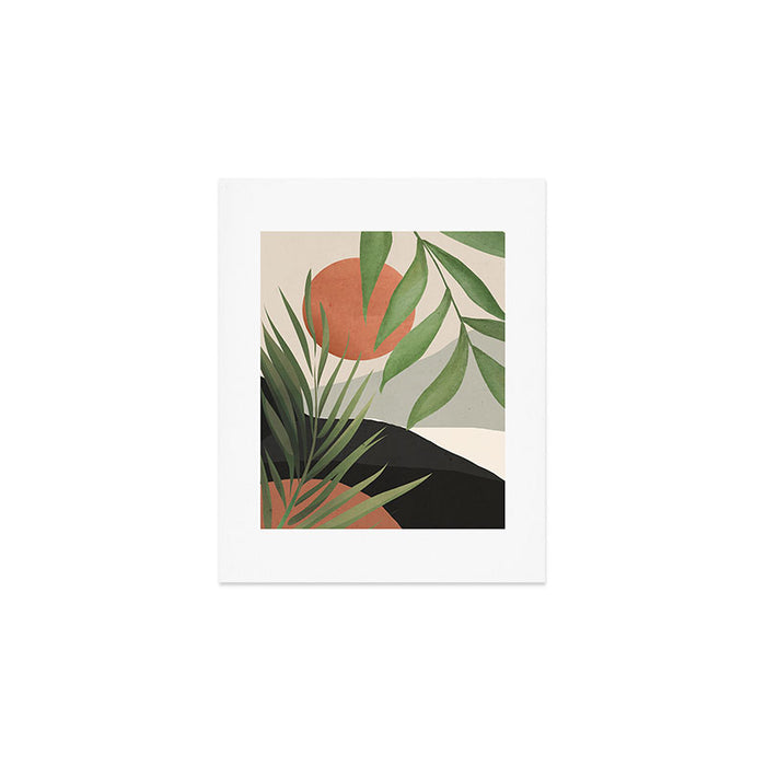 Abstract Art Tropical Leaves 46 Art Print Gallery Image 1
