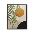Abstract Art Tropical Leaves 47 Framed Canvas Print Gallery Image 6