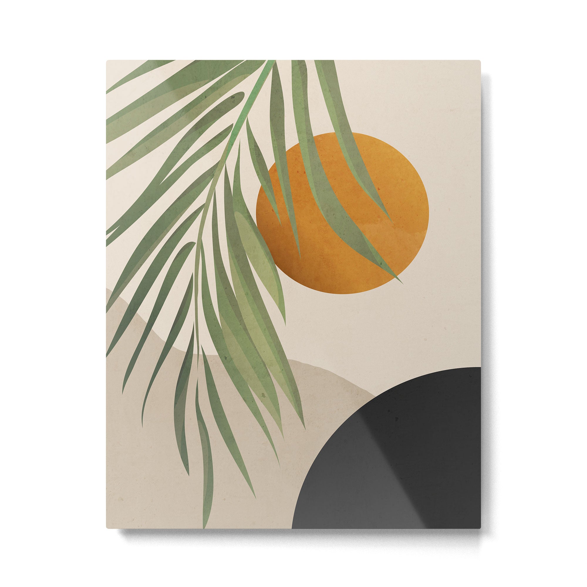 Abstract Art Tropical Leaves 47 Metal Print Gallery Image 4