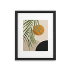 Abstract Art Tropical Leaves 47 Framed Art Print Gallery Image 5
