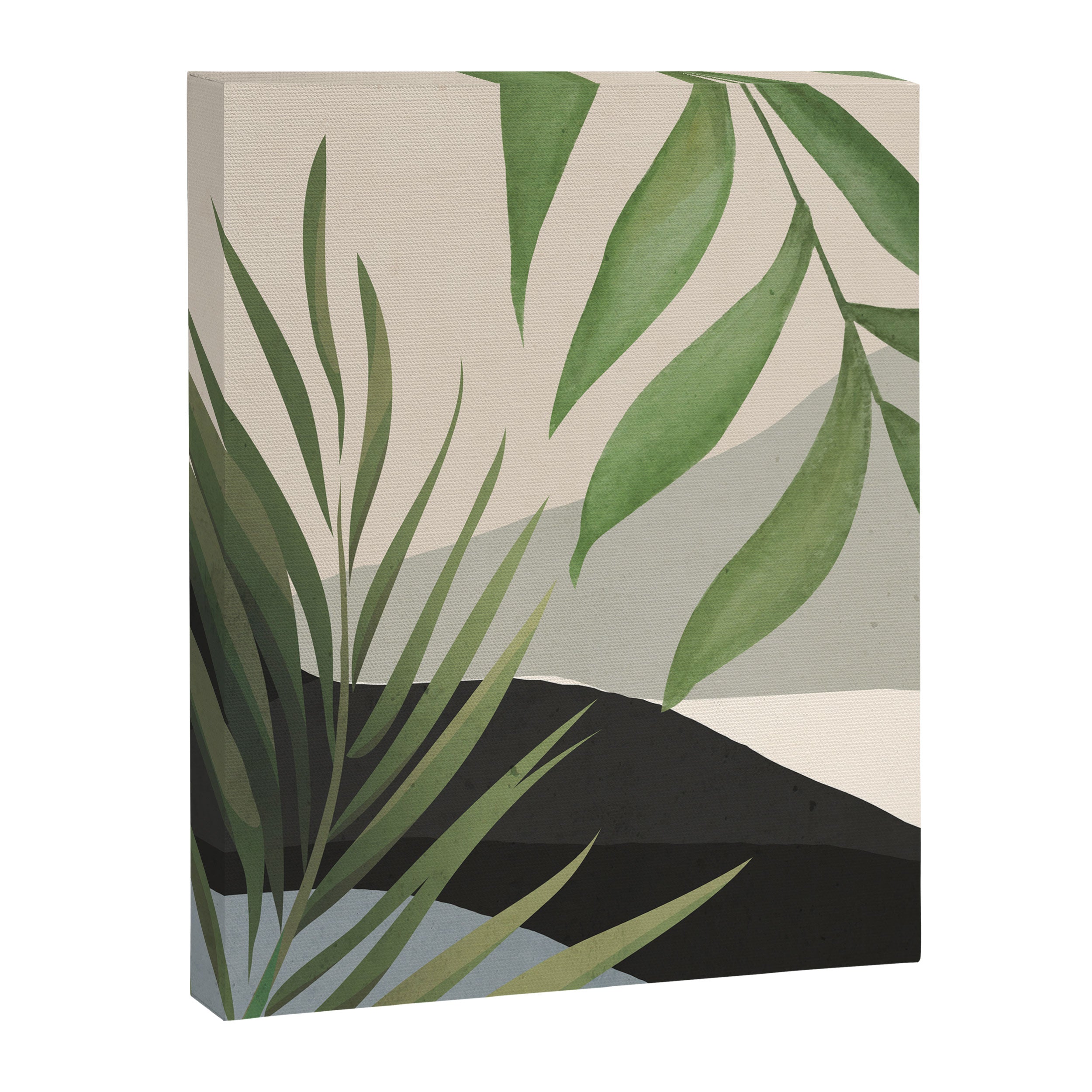 Abstract Art Tropical Leaves 49 Canvas Print Gallery Image 6