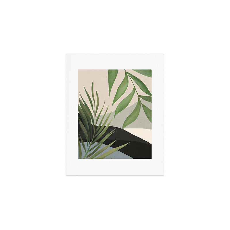 Abstract Art Tropical Leaves 49 Art Print Gallery Image 1