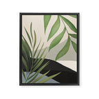 Abstract Art Tropical Leaves 49 Framed Canvas Print Gallery Image 6