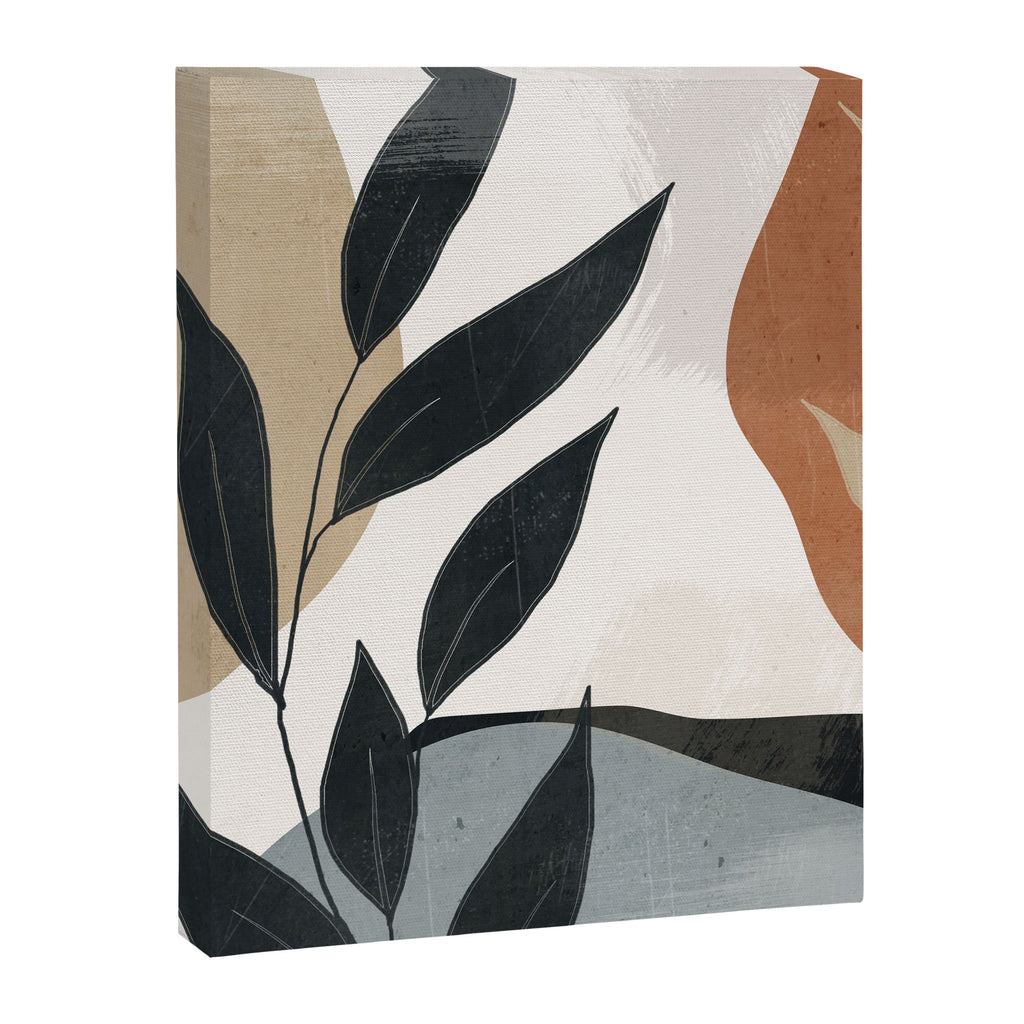 Abstract Art Tropical Leaves 5 Canvas Print Gallery Image 6