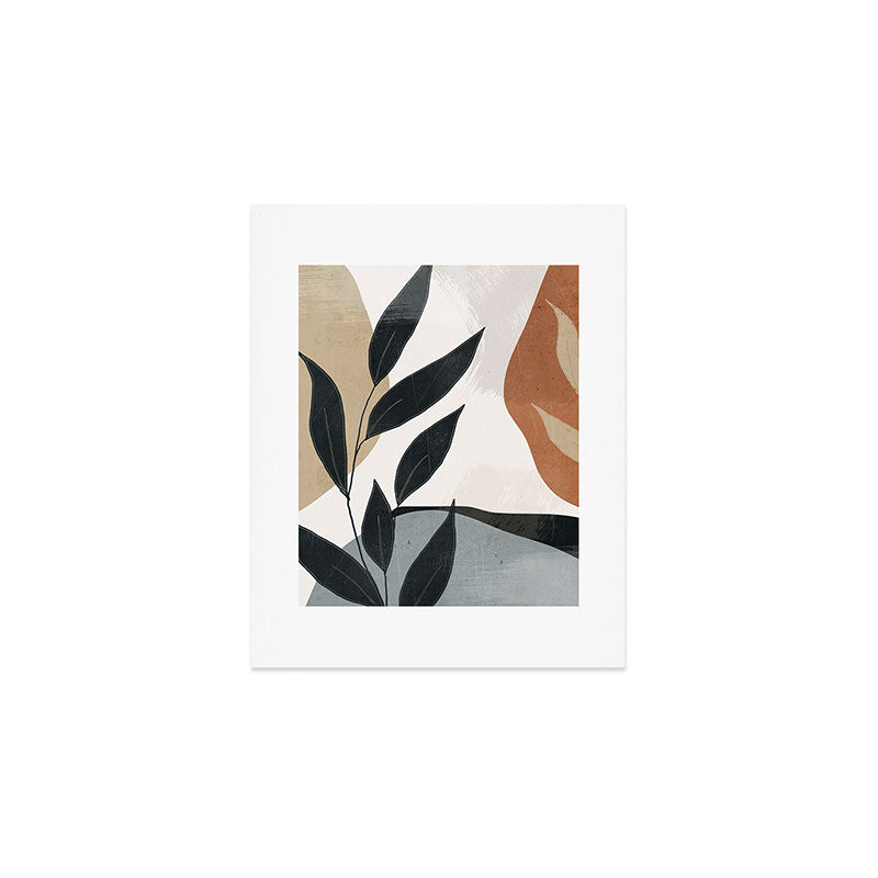 Abstract Art Tropical Leaves 5 Art Print Gallery Image 1