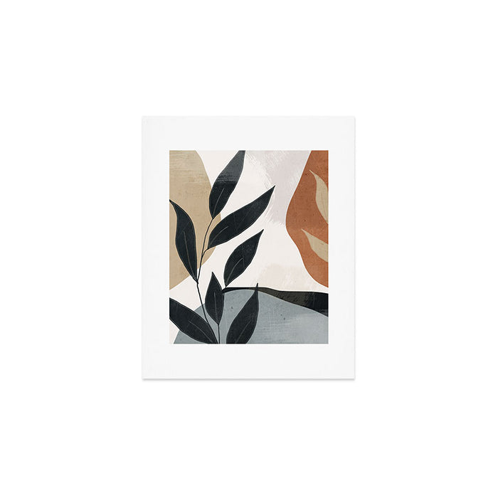 Abstract Art Tropical Leaves 5 Art Print Gallery Image 1