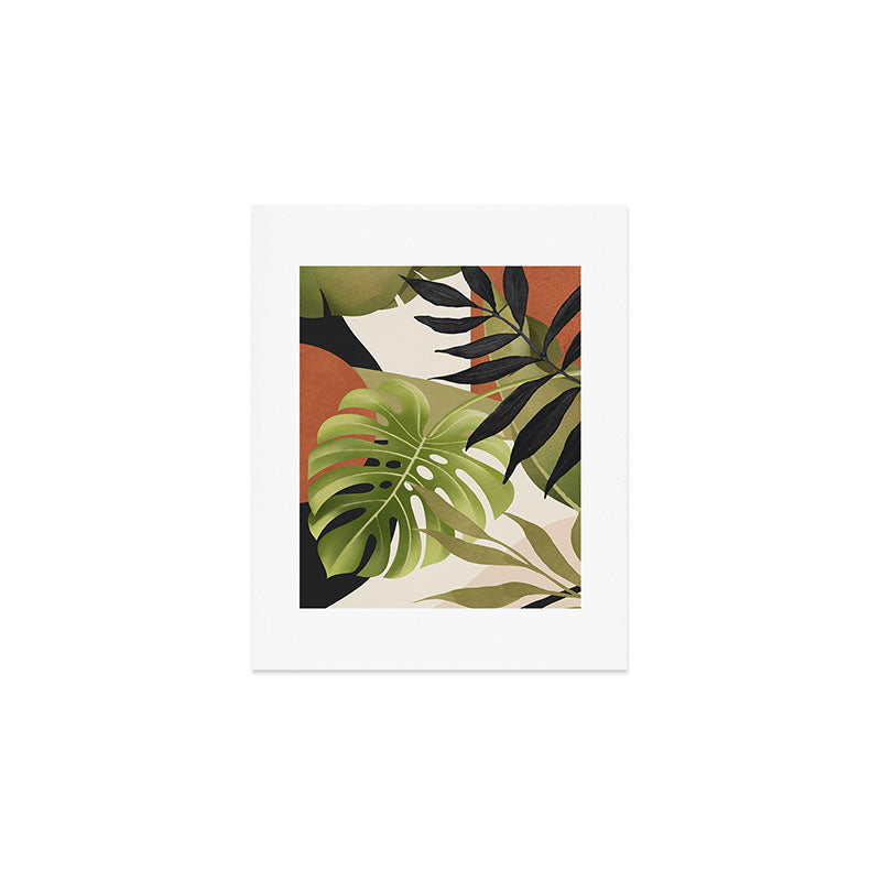 Abstract Art Tropical Leaves 69 Art Print Gallery Image 1