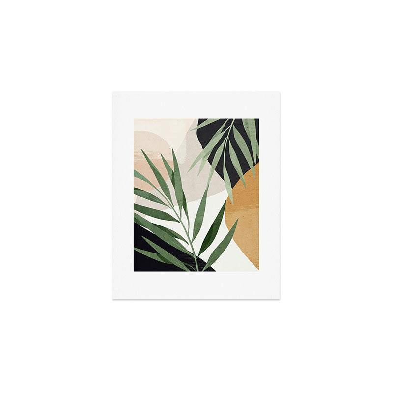 Abstract Art Tropical Leaves 72 Art Print Gallery Image 1