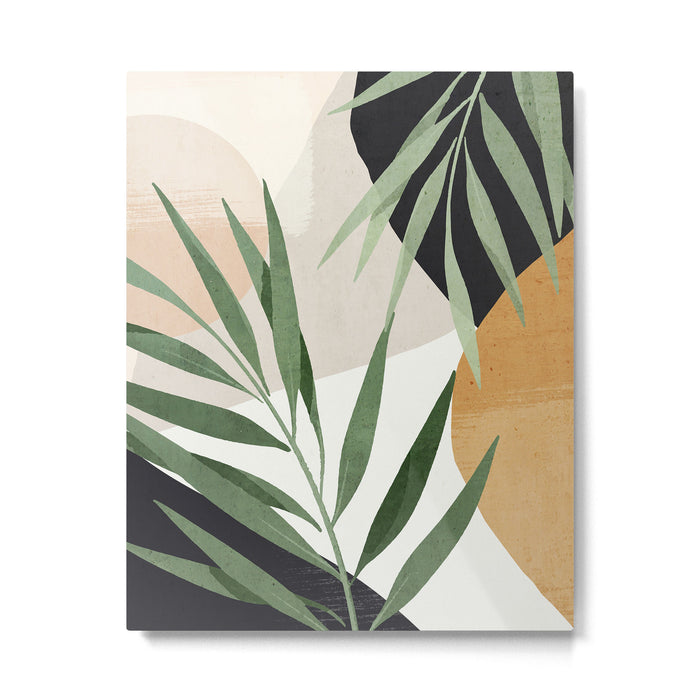 Abstract Art Tropical Leaves 72 Metal Print Gallery Image 1
