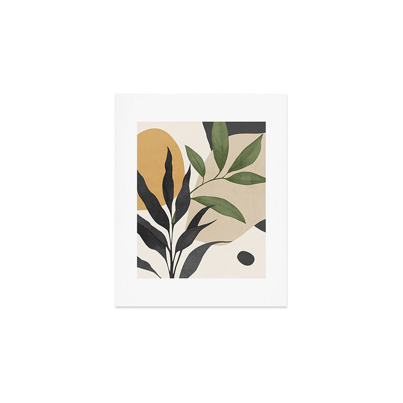 Abstract Art Tropical Leaves 74 Art Print Gallery Image 1