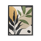Abstract Art Tropical Leaves 74 Framed Canvas Print Gallery Image 6