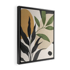 Abstract Art Tropical Leaves 74 Framed Canvas Print Gallery Image 2