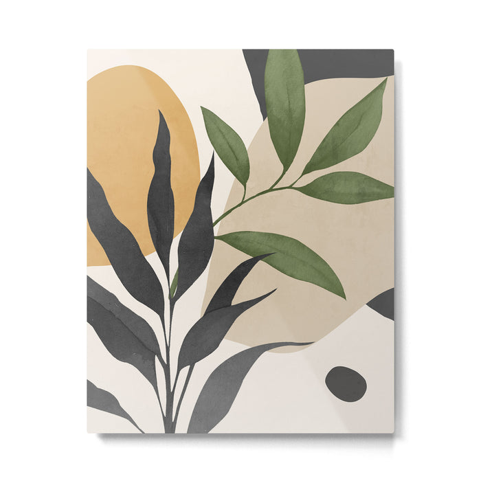 Abstract Art Tropical Leaves 74 Metal Print Gallery Image 1