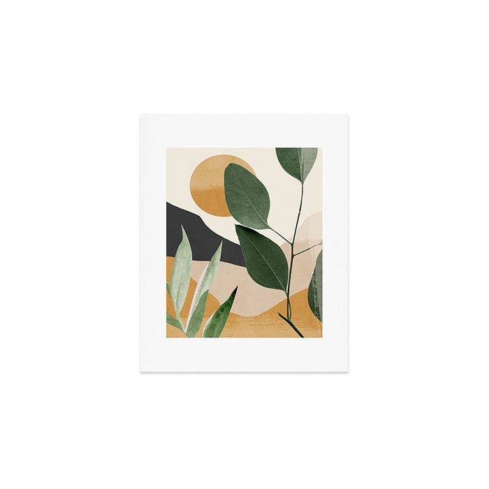 Abstract Art Tropical Leaves 8 Art Print Gallery Image 1