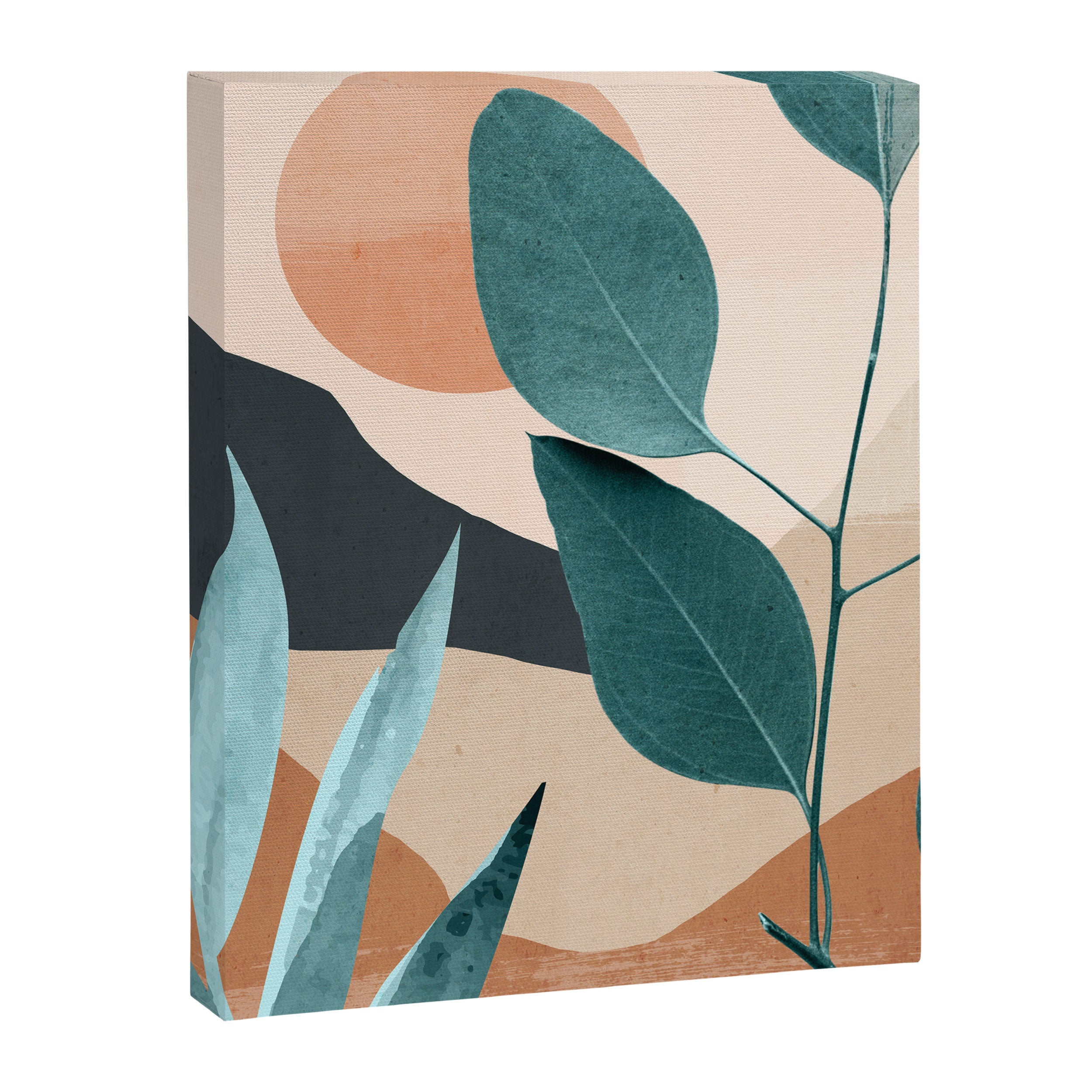 Abstract Art Tropical Leaves 9 Canvas Print Gallery Image 6