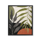 Abstract Art Tropical Leaves 92 Framed Canvas Print Gallery Image 6