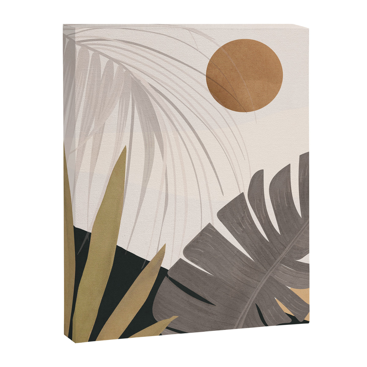 Abstract Art Tropical Leaves 97 Canvas Print Gallery Image 6