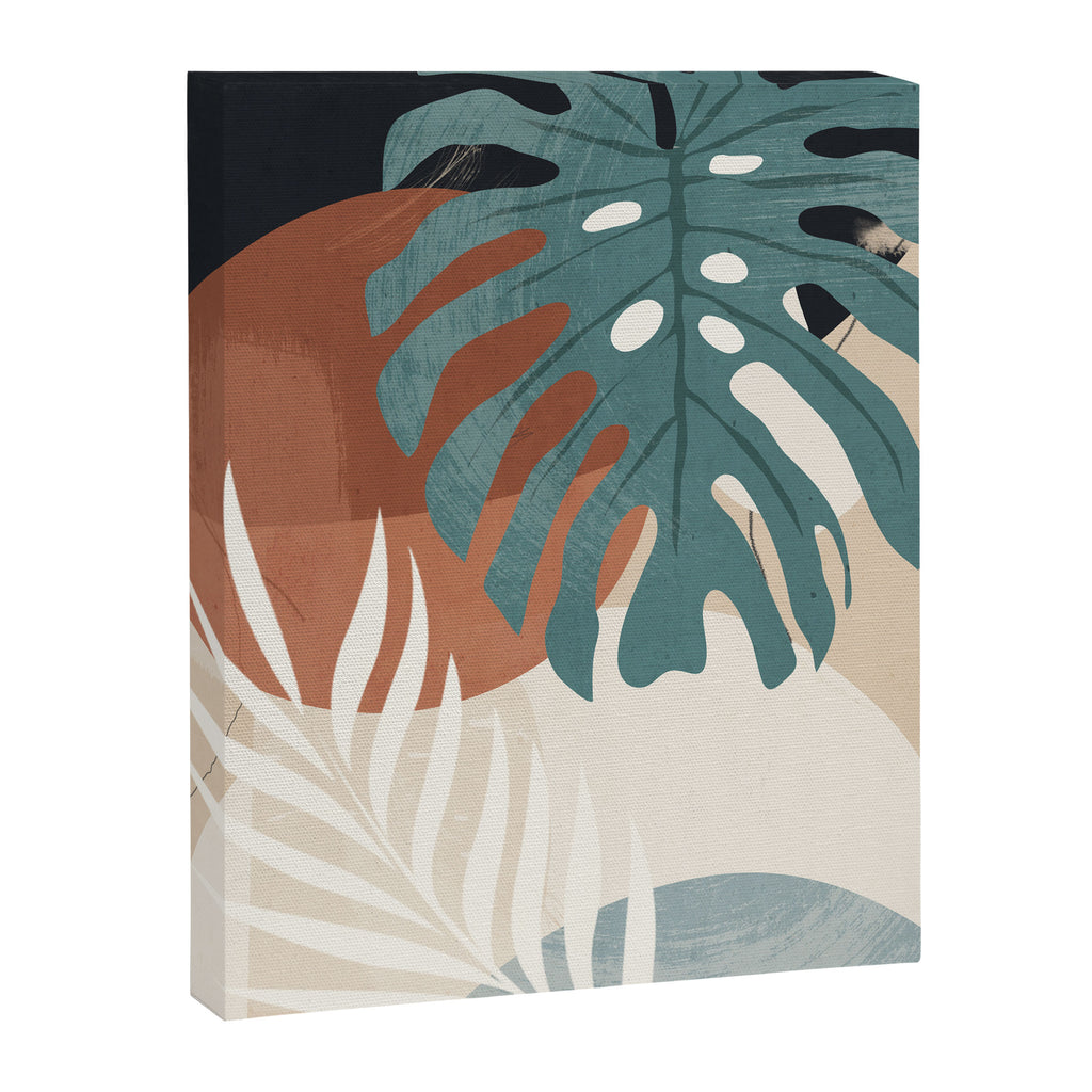 Abstract Art Tropical Leaves  Canvas Print Gallery Image 6