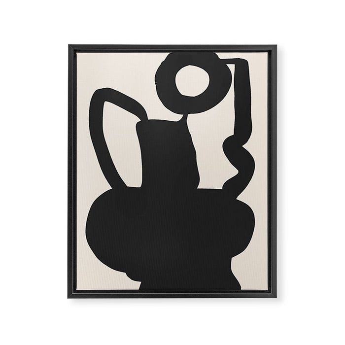 Abstract Art Vase 28 Framed Canvas Print Gallery Image 1