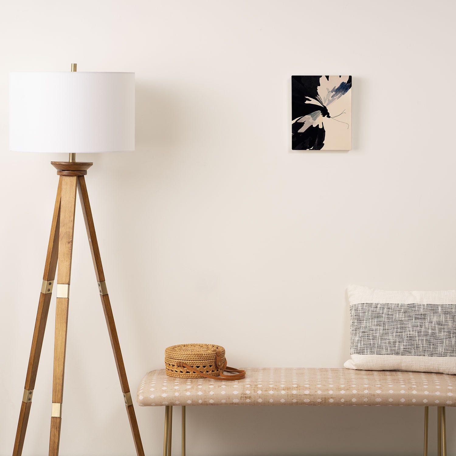 Abstract Butterfly Canvas Print Gallery Image 2