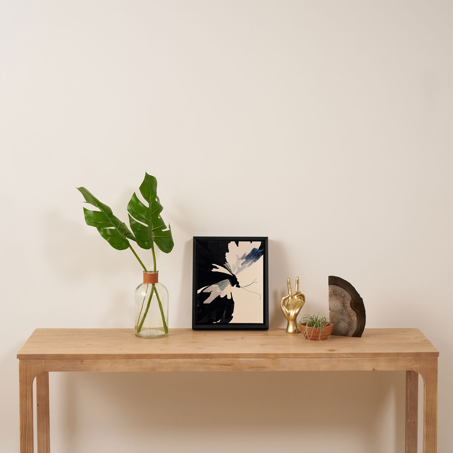 Abstract Butterfly Framed Canvas Print Gallery Image 4