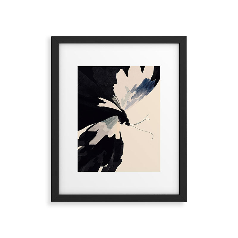 Abstract Butterfly Framed Art Print Gallery Image 5