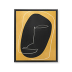 Abstract Face 10 Framed Canvas Print Gallery Image 6