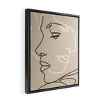 Abstract Face 16 Framed Canvas Print Gallery Image 2