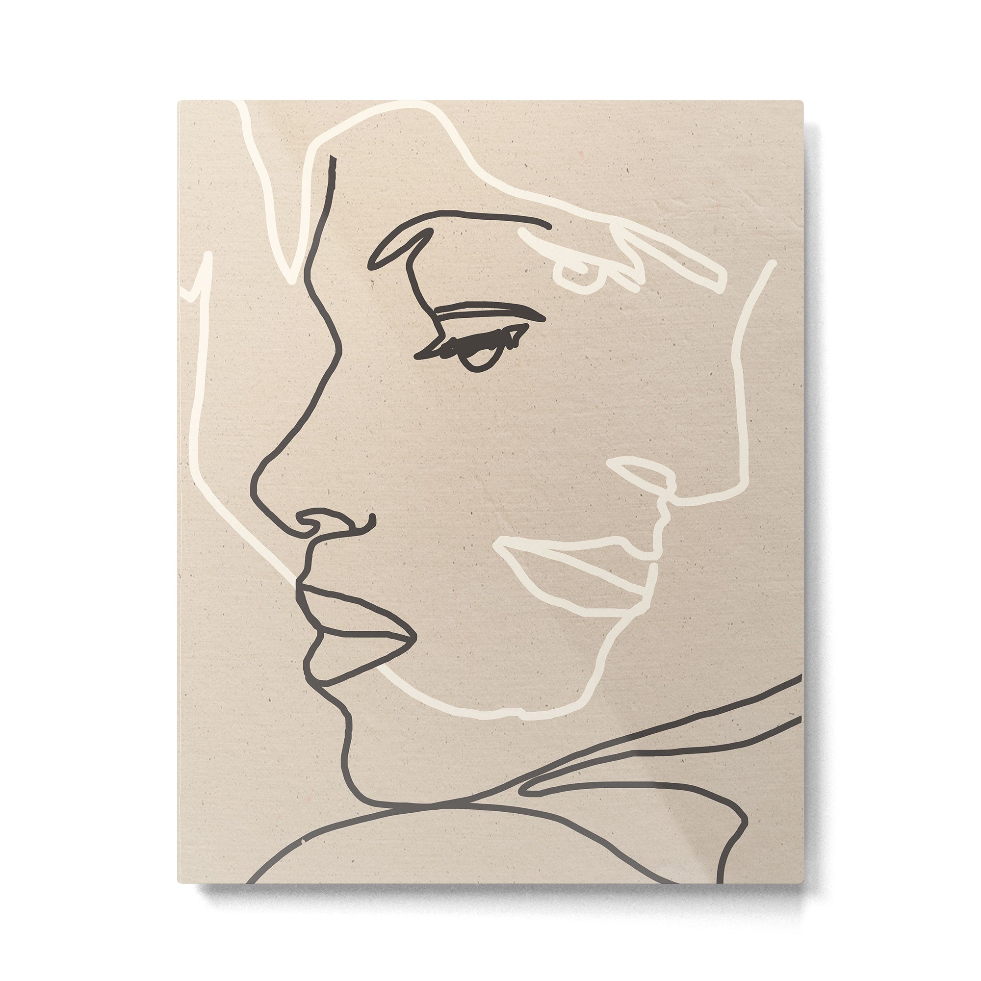 Abstract Face 16 Metal Print Gallery Image 4