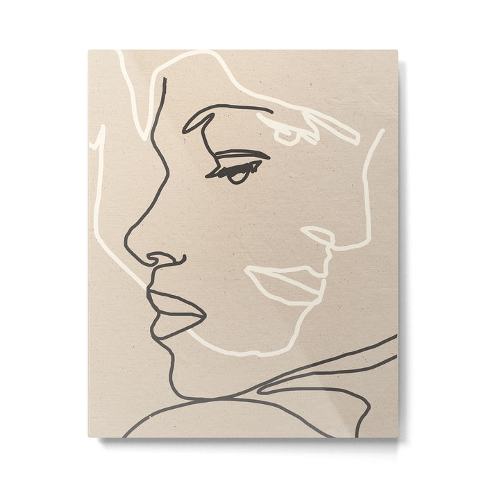 Abstract Face 16 Metal Print Gallery Image 1