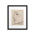 Abstract Face 16 Framed Art Print Gallery Image 5