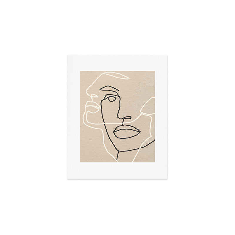 Abstract Face 17 Art Print Gallery Image 1