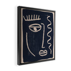 Abstract Face 23 Framed Canvas Print Gallery Image 2