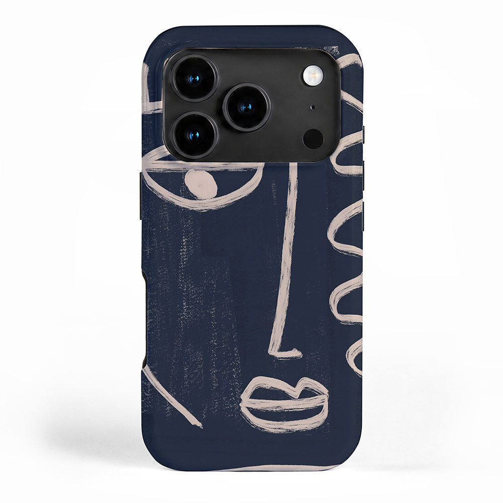 Abstract Face 23 iPhone Case Gallery Image 1