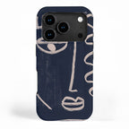Abstract Face 23 iPhone Case Gallery Image 1