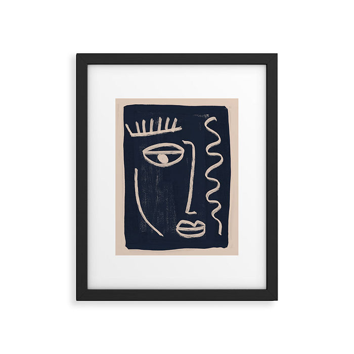 Abstract Face 23 Framed Art Print Gallery Image 1