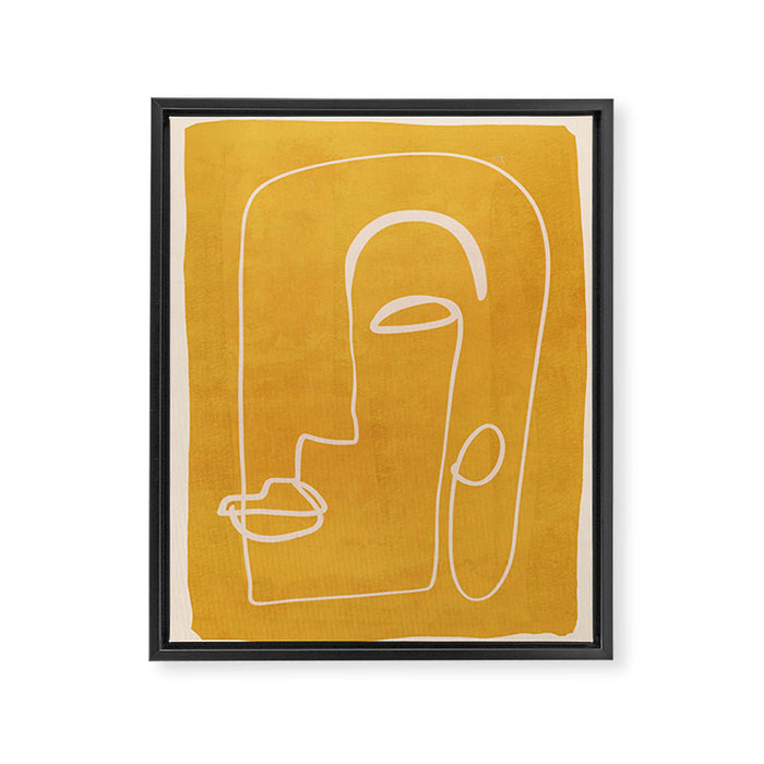Abstract Face 33 Framed Canvas Print Gallery Image 1
