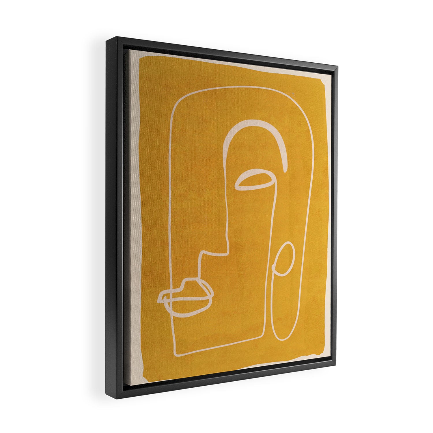 Abstract Face 33 Framed Canvas Print Gallery Image 2
