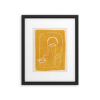 Abstract Face 33 Framed Art Print Gallery Image 5