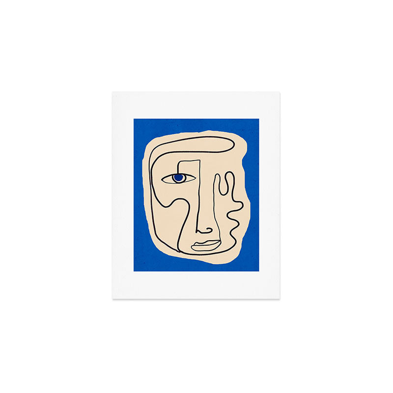 Abstract Face 49 Art Print Gallery Image 1