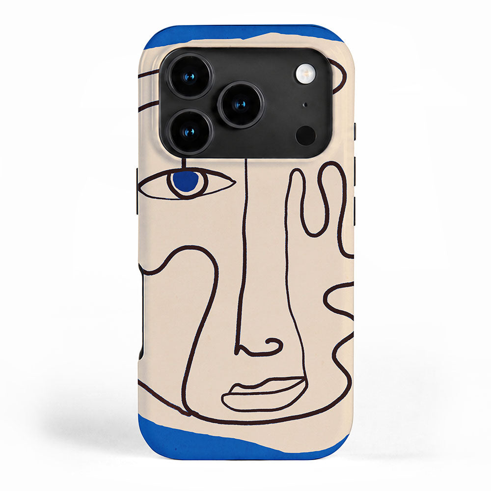 Abstract Face 49 iPhone Case Gallery Image 1