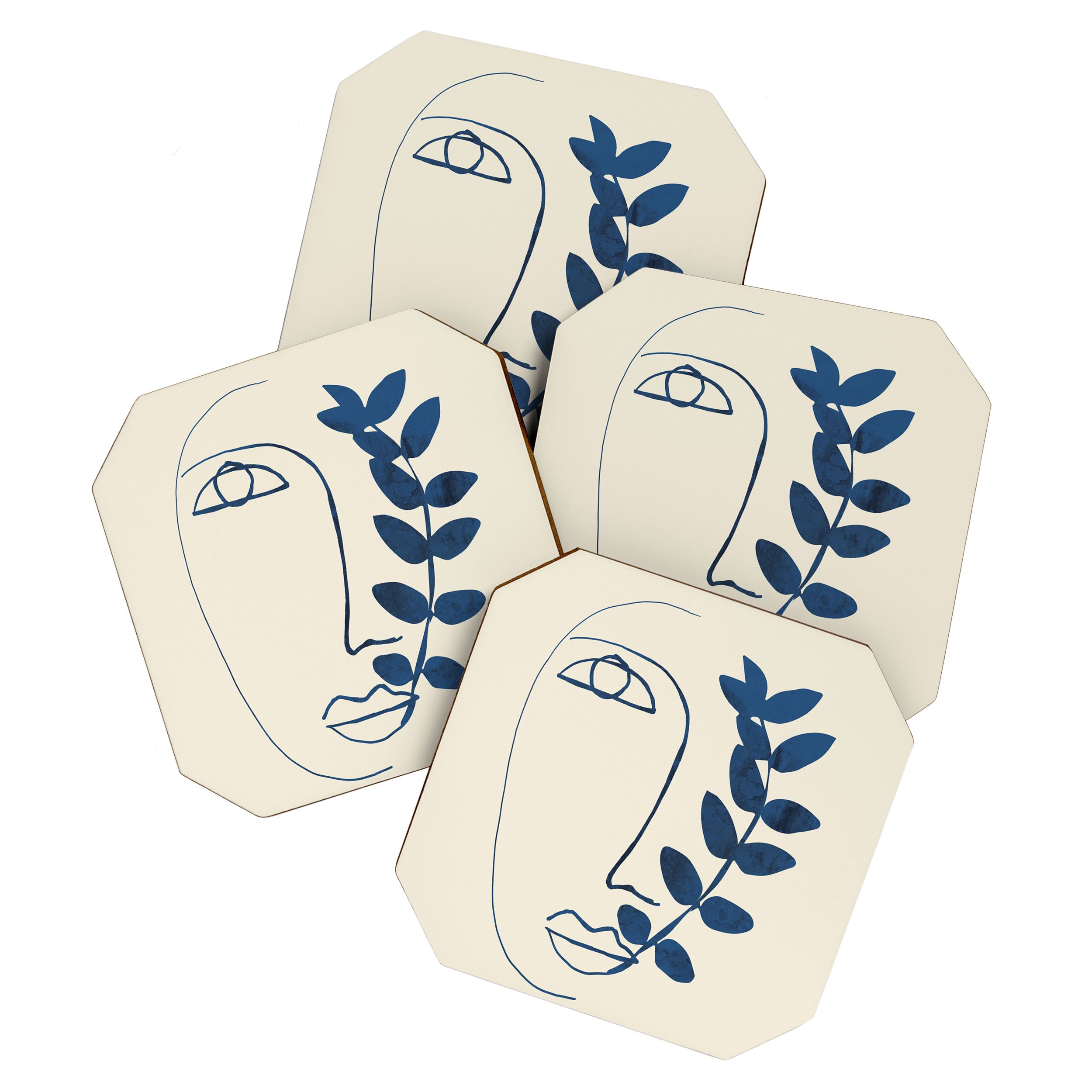 Abstract Face 5 Coaster Gallery Image 1