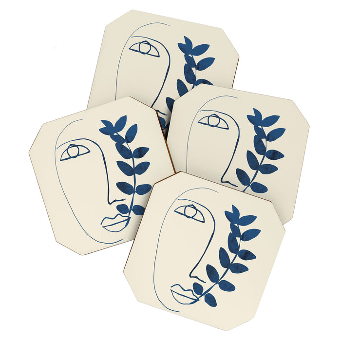 Abstract Face 5 Coaster Gallery Image 1