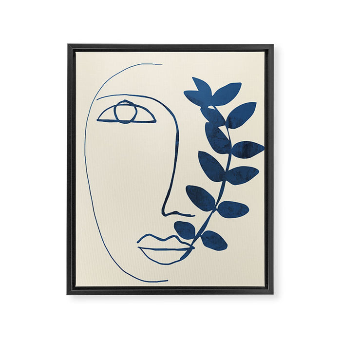 Abstract Face 5 Framed Canvas Print Gallery Image 1